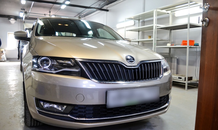 Шумоизоляция Skoda Rapid — вариант 